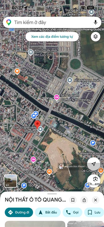 Mặt tiền âu lạc cạnh aeon mall. khu vực tiềm năng điểm đầu an vân dương