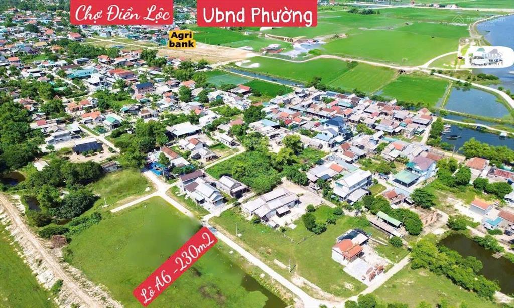 Đất 2 mặt tiền giá rẻ kqh thôn giáp nam  điền lộc, phường phong phú, tp huế
