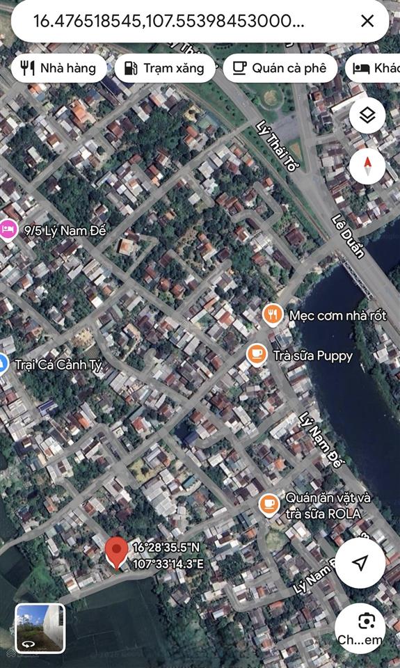 Lô đất đẹp an cư gần cầu an hoà  kiệt ô tô lý nam đế, tp huế