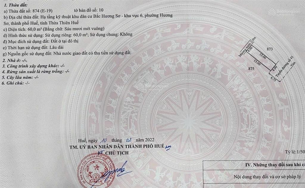 Bán đất mặt tiền lê mô khởi  kqh hương sơ. cạnh công viên lớn