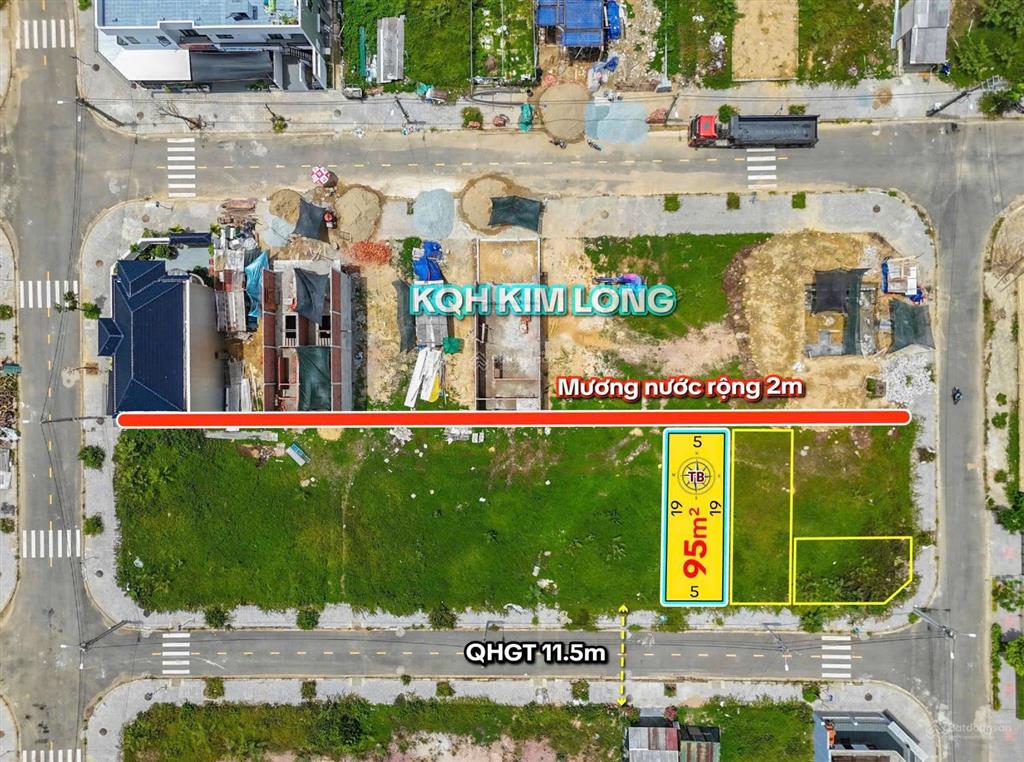 Đất kqh kim long cạnh trục đường lớn nguyễn hoàng
