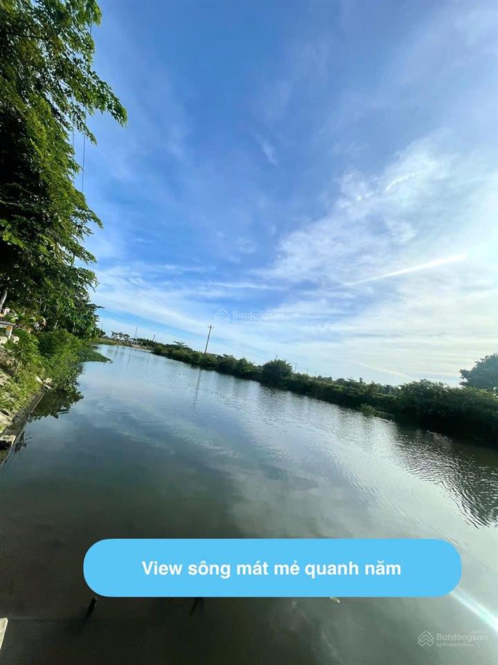 Đất mặt tiền view sông sát cầu ngói thanh toàn. gần fpt. khu vực phát triển du lịch