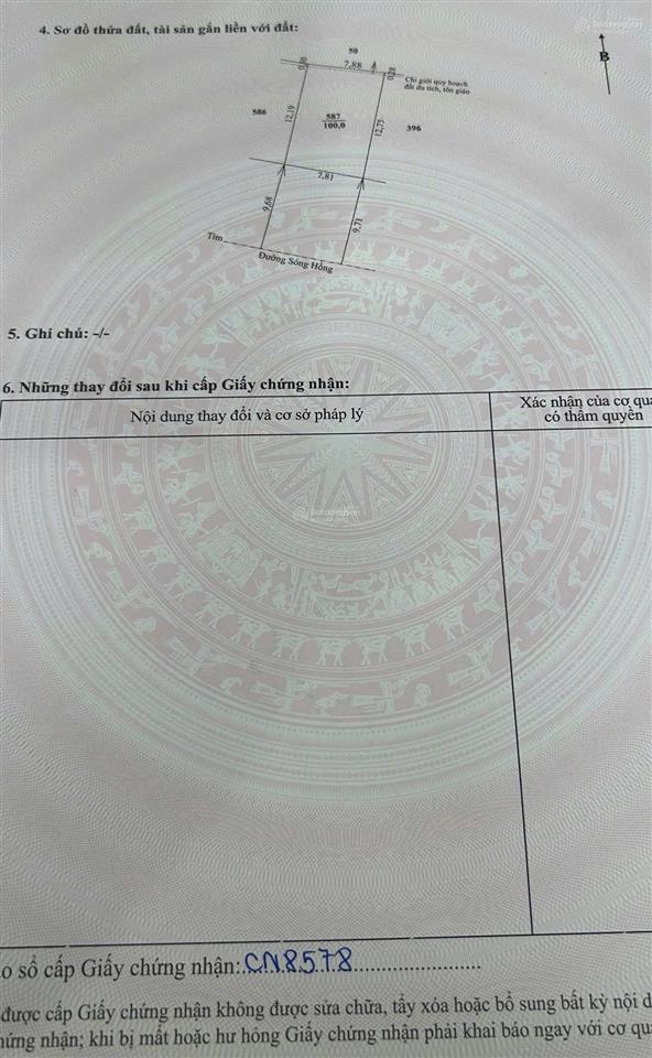 Đất mặt tiền sóng hồng  hương thủy, tp huế