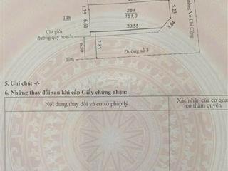 Lô góc mặt tiền võ chí công. cạnh bên kqh td2, td4 thủy vân