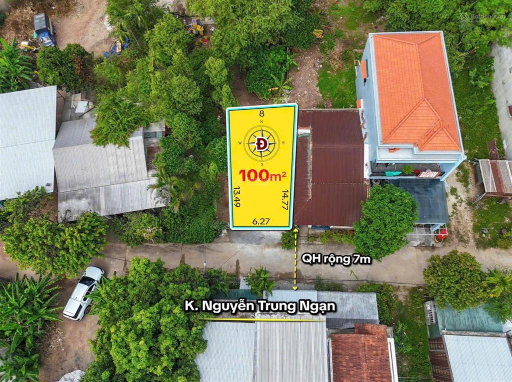 Đất cạnh kqh nguyễn trung ngạn. đường ô tô rộng rãi, thông thoáng