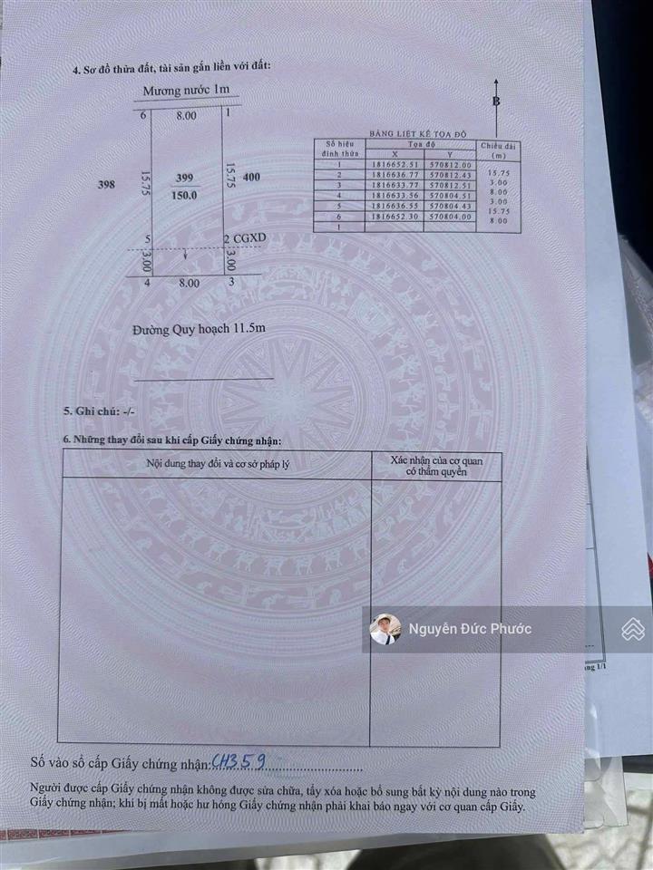 Đất kqh bầu được cạnh nhà văn hoá. gần trục tố hữu về sân bay đang khởi công. cách võ trác 50m