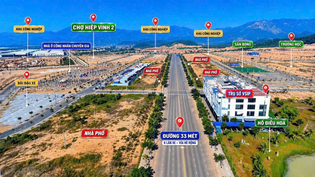ĐẤT NỀN SỔ HỒNG KCN VSIP BÌNH ĐỊNH – SỞ HỮU NGAY CHỈ CẦN 50% VỐN!