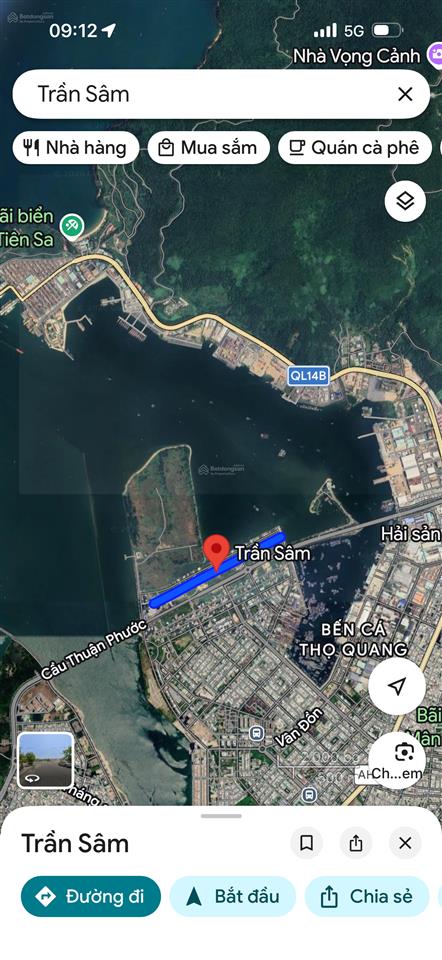 Chính chủ nhờ bán đất lô góc trần sâm, view biển, sơn trà, đà nẵng