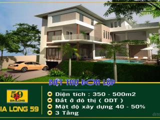 Cần bán nền biệt thự đơn lập diện tích lớn 1338m2