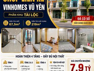 Bán nhà biệt thự tại tài lộc, 7,9 tỷ, 67,5 m2, giá ưu đãi