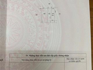 Bán lô đất thôn mùi bích hoà thanh oai dt58.9m