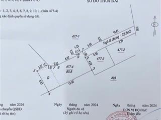 Bán lô đất 85.8m thôn cự đà cự khê thanh oai