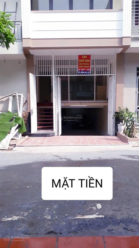 Cho thuê tầng 3 diện tích 100m2 làm văn phòng đường tố hữu, hà đông