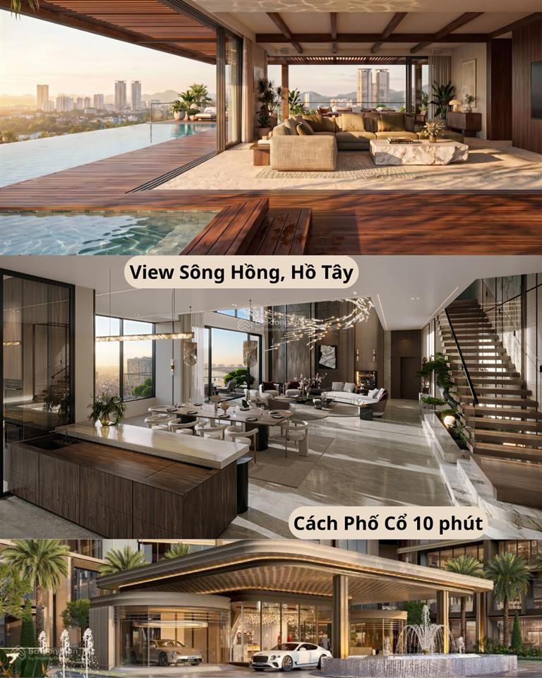 Căn 3pn giá từ 9,5 tỷ, 4pn, duplex sân vườn, penthouse view sông hồng, hồ tây cách phố cổ 10 phút
