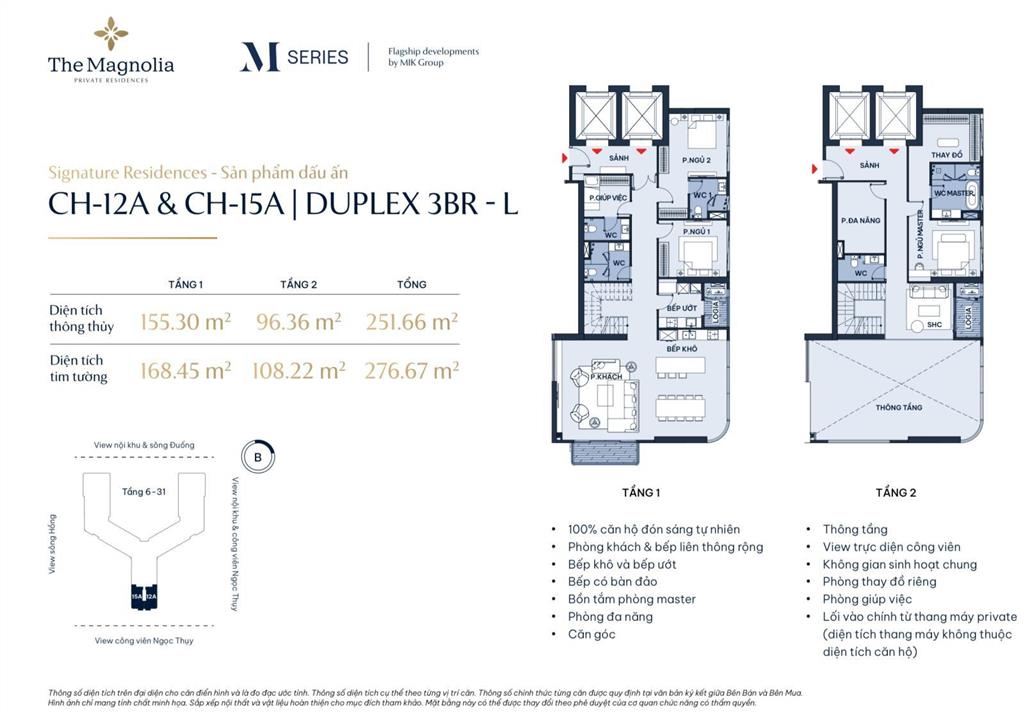Căn 3pn giá từ 9,5 tỷ, 4pn, duplex sân vườn, penthouse view sông hồng, hồ tây cách phố cổ 10 phút