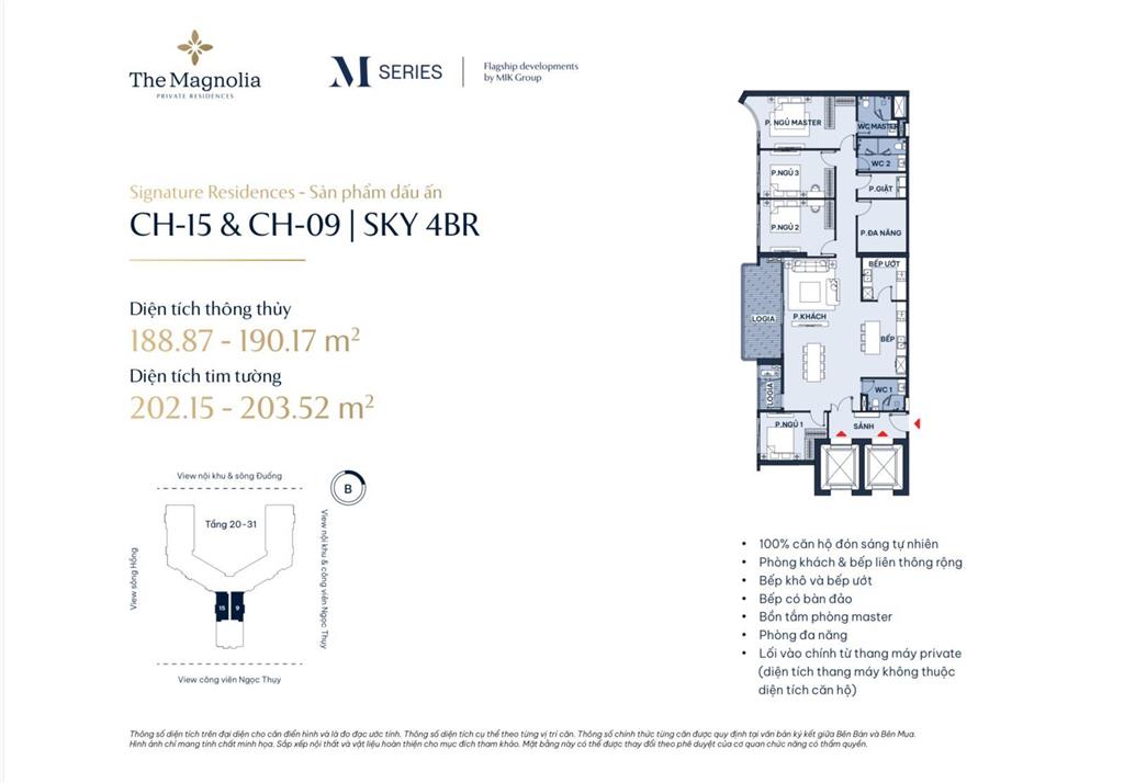 Căn 3pn giá từ 9,5 tỷ, 4pn, duplex sân vườn, penthouse view sông hồng, hồ tây cách phố cổ 10 phút