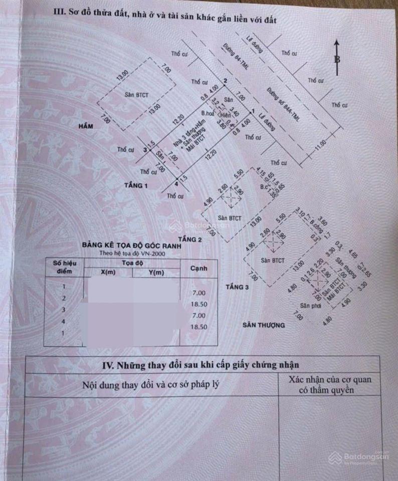 Bán biệt thự liền kề khu thạnh mỹ lợi quận 2, hầm 4 lầu, ngang 7m đường 12m giá tlcc 0903 034 ***