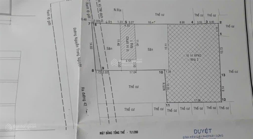 Chính chủ gửi bán đất mt 61 nguyễn trung nguyệt, quận 2, full thổ ngang ~15m. tlcc miễn qc kê giá