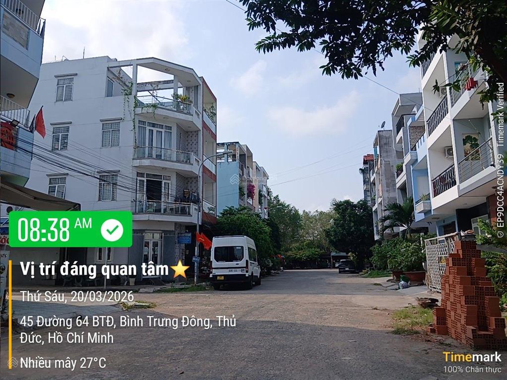 Chủ gửi bất đất dự án trường thịnh lô e125  đường 16m khu đường 64 & nguyễn duy trinh q2 giá tlcc