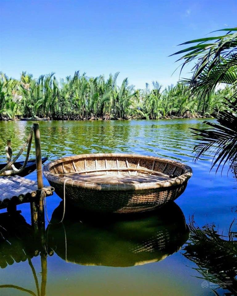 View sông hội an, khu kinh doanh lưu trú sầm uất. ngay làng lưu trú của phố cổ hội an