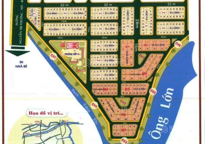 Bán đất kdc 5x20m, không lộ giới, kdc xây dựng đồng bộ, văn minh, ven sông