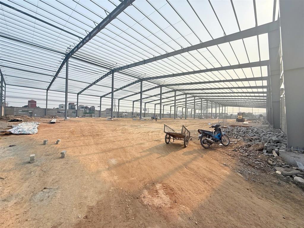 Cho thuê kho xưởng chứa hàng,logitic,kho vận,sản xuất...đầy đủ pccc tại kcn đồng văn