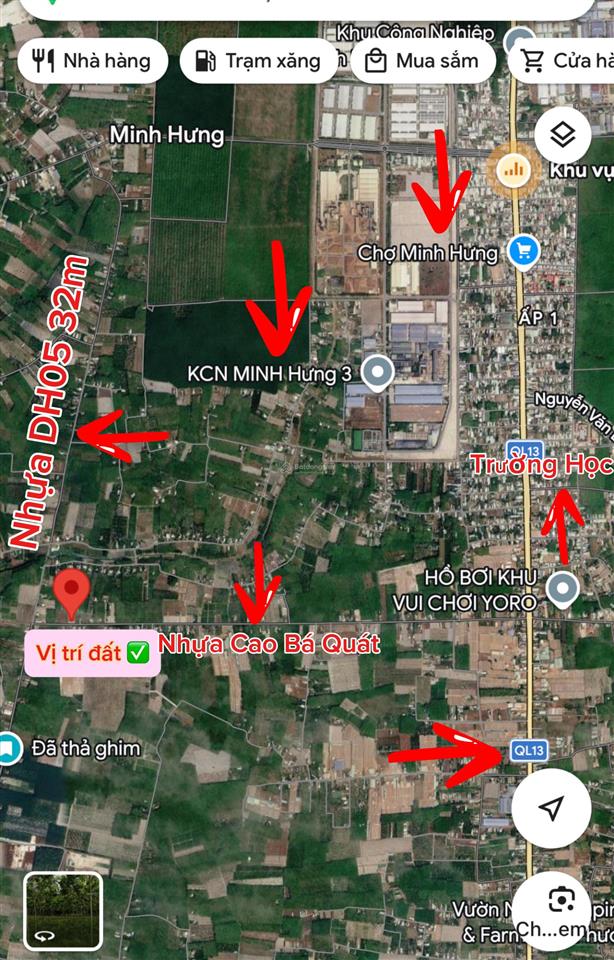 225m2 nhánh cao bá quát p. minh hưng hơn 400tr