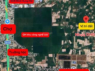 1121m2 có 100m2 thổ cư p. chơn thành giá đầu tư