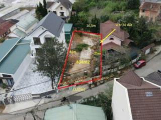 Lô đất ngay trung tâm tp đà lạt 404m2  đường tô hiệu  16tỷ5  thích hợp xây biệt thự, khách sạn