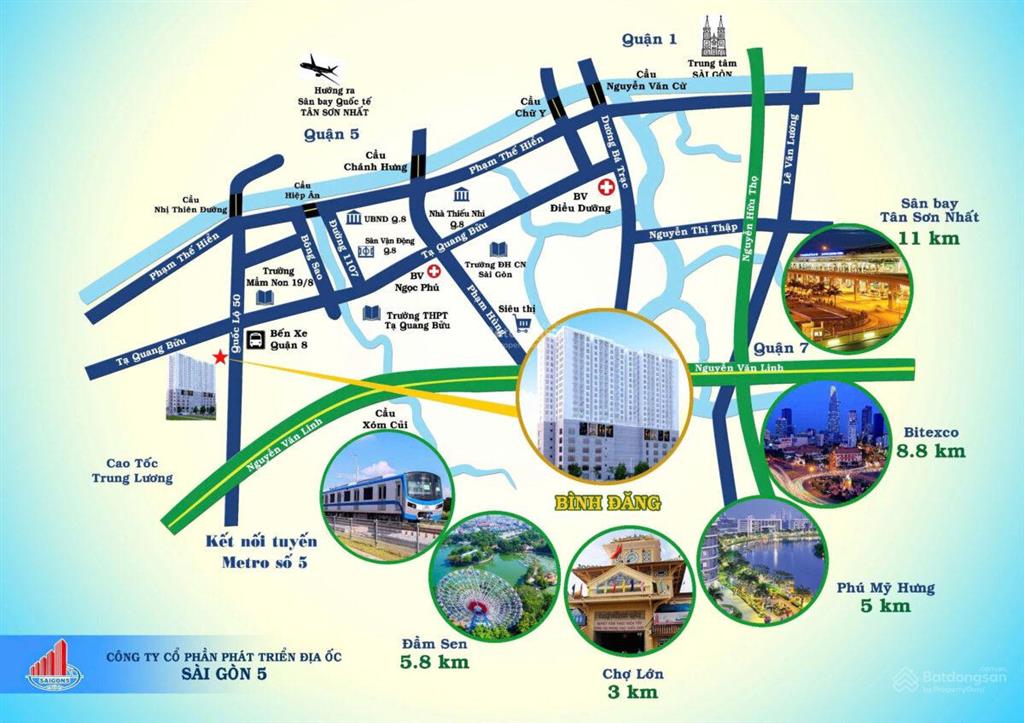 Chính chủ bán căn 2pn saigon skyview q8 70m2 giá 4,2 tỷ