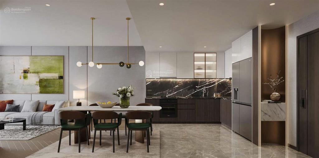 Căn hộ 2pn tầng 10 ban công phía ngoài hướng trực diện toàn bộ nhạc nước, sông và khu biệt thự