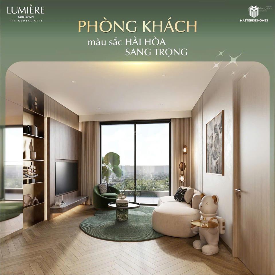 Căn hộ 2pn tầng 10 ban công phía ngoài hướng trực diện toàn bộ nhạc nước, sông và khu biệt thự