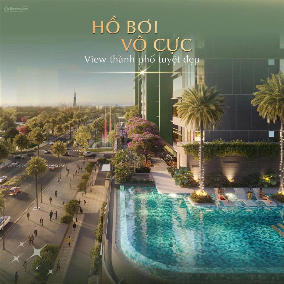 Căn hộ 2pn tầng 10 ban công phía ngoài hướng trực diện toàn bộ nhạc nước, sông và khu biệt thự