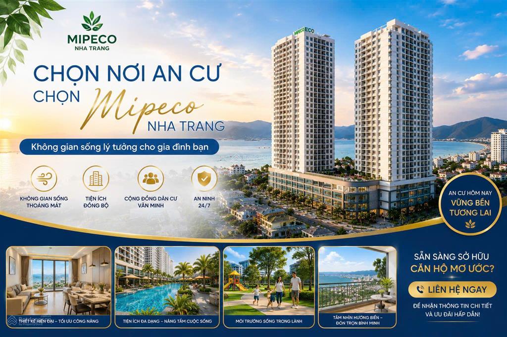 Chung cư mipeco nha trang giá tốt