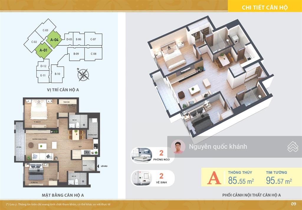 Bán gấp 6.9 tỷ  86m 2n 2vs lacasta văn phú còn thương lượng