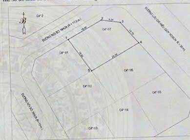Bán đất lô góc 2 mặt tiền khu đô thị chí linh 2  p. rạch dừa, vũng tàu  456m  giá 38,7 tỷ