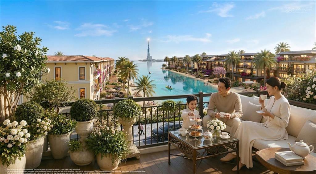Biệt thự song lập biển hồ  độc quyền voucher 810%