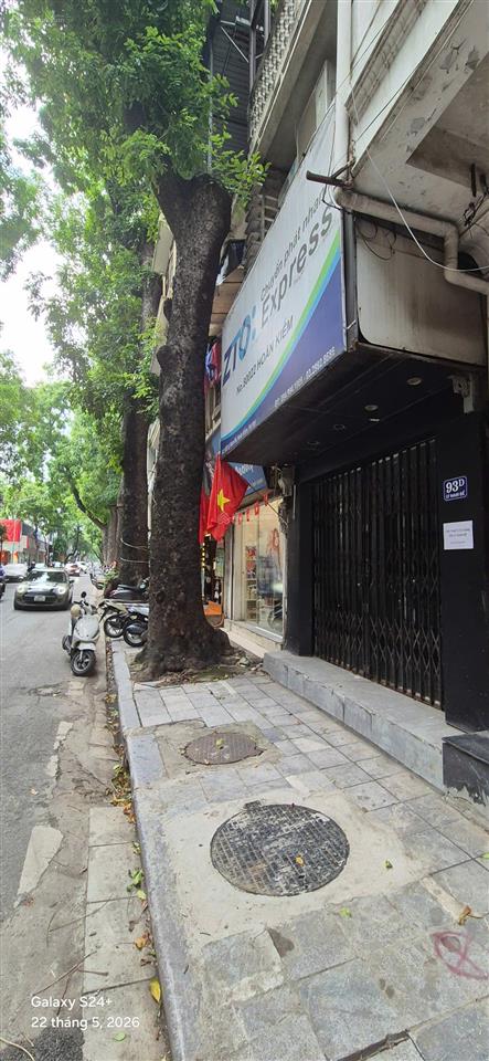 Cho thuê cửa hàng mặt phố, số 93 lý nam đế, hoàn kiếm, hà nội