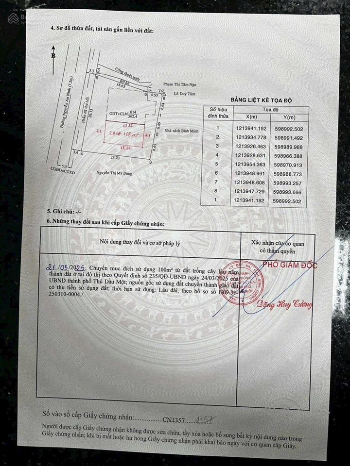 Bán đất mặt tiền đường nguyễn an ninh gần vòng xoay ngã 6 chùa bà, gần nhà sách bình minh