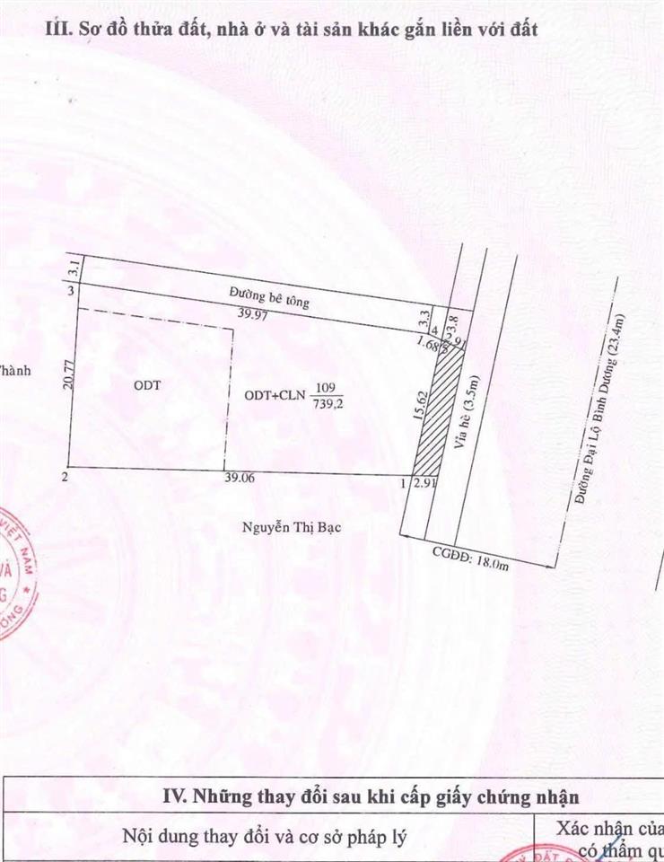 Cần tiền bán gấp lô góc mặt tiền đại lộ bình dương gần trạm thu phí suối giữa kd đa ngành nghề