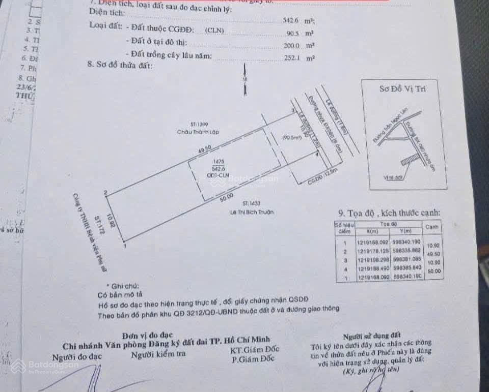 Đất 11x50m thổ cư 200m2 mặt tiền dx080 gần bệnh viện 1500 giường và bệnh viện phương chi