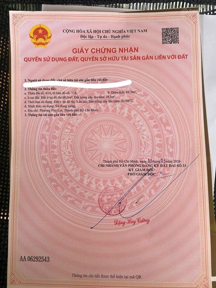 Bán gấp đất đối diện cổng chợ phú hòa giá 2,55 tỷ vị trí cực tiện lợi, cách cổng chợ