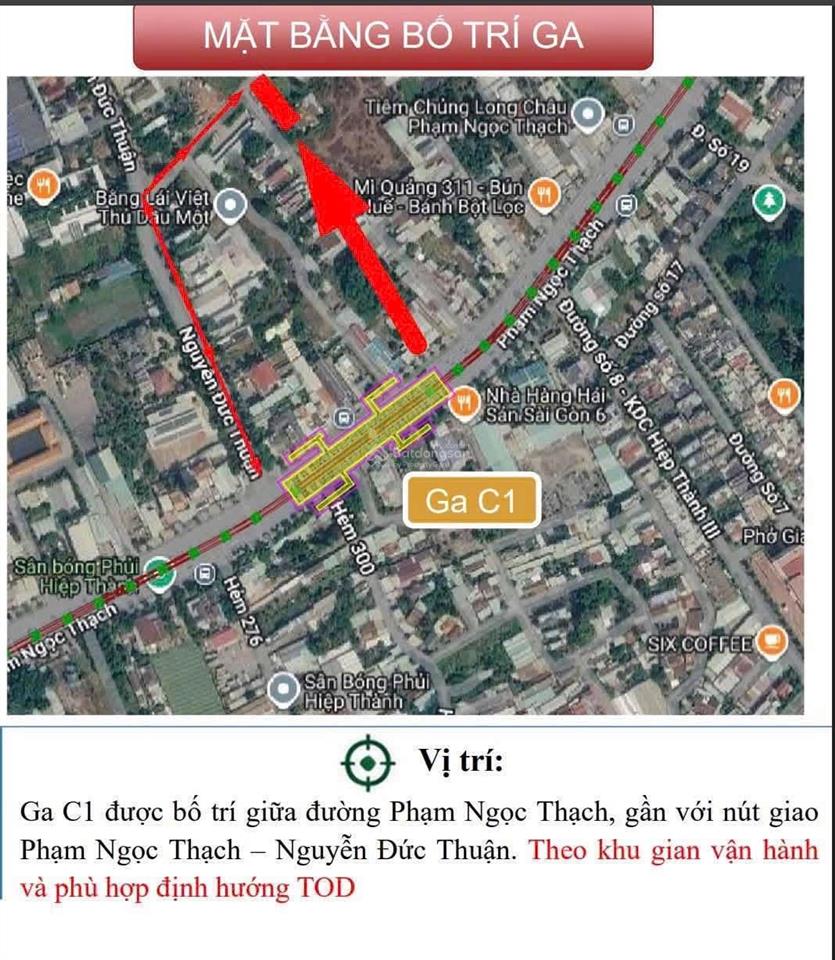 Giá 3 tỷ 960 triệu chỉ còn 1 nền hiếm có! bán đất hiệp thành đường nhựa 6m
