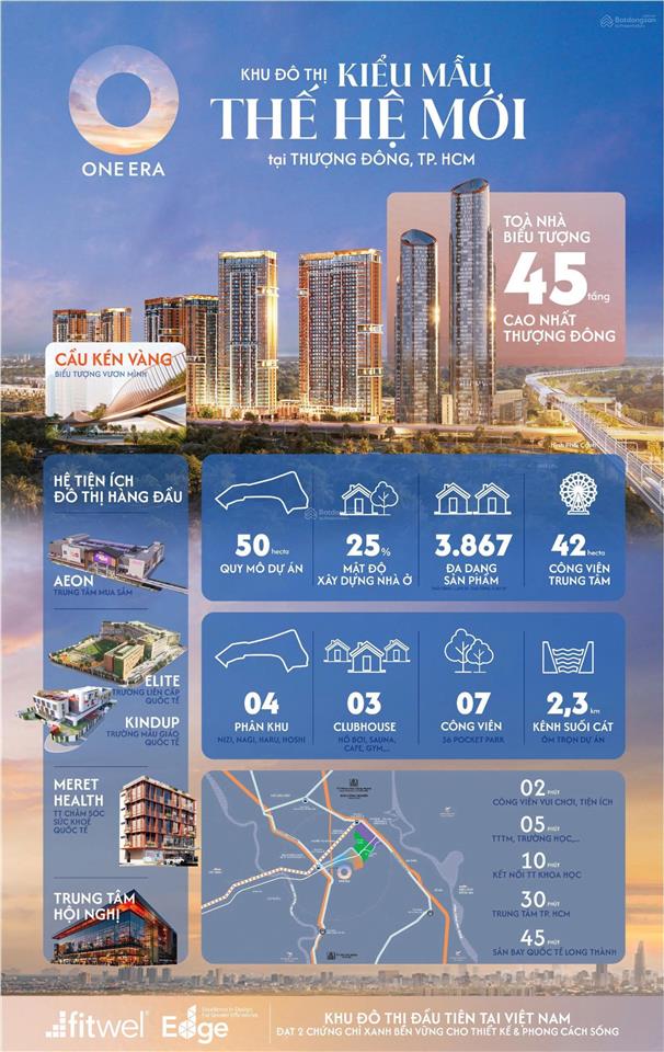 Bán shophouse, nhà phố cao cấp tại one era  kđt kiểu mẫu thế hệ mới tại thượng đông, tp. hcm