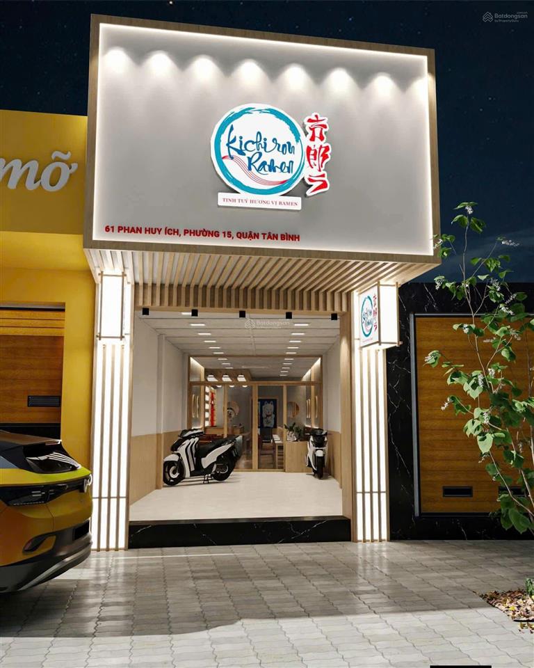 Cho thuê nhà mặt tiền phan huy ích, phường tân sơn, quận tân bình