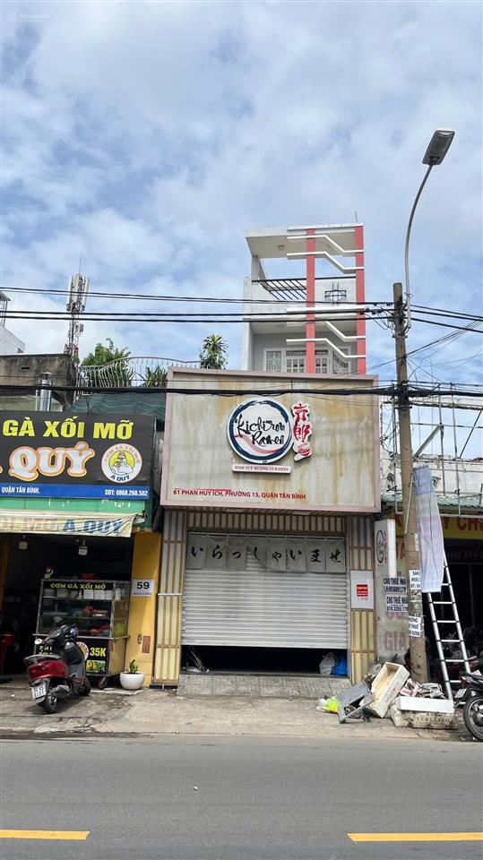 Cho thuê nhà mặt tiền phan huy ích, phường tân sơn, quận tân bình