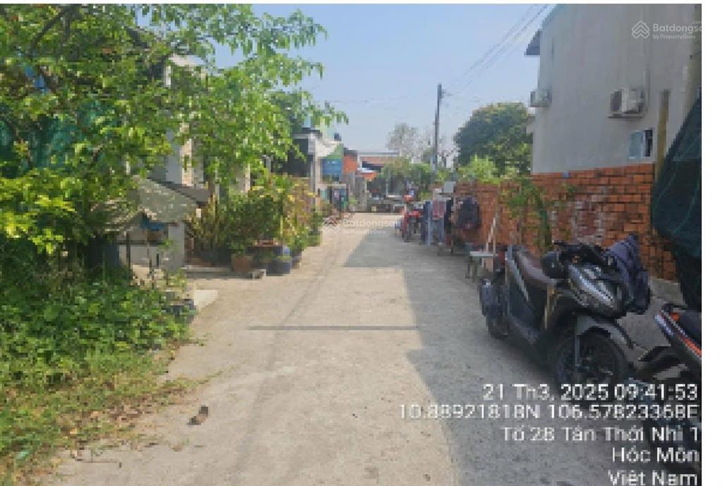 Cần bán gấp lô đất hxt tân thới nhì  hm