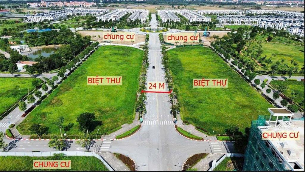 Biệt thự trục 24m gần sun group giá chỉ 85.3tr/m2