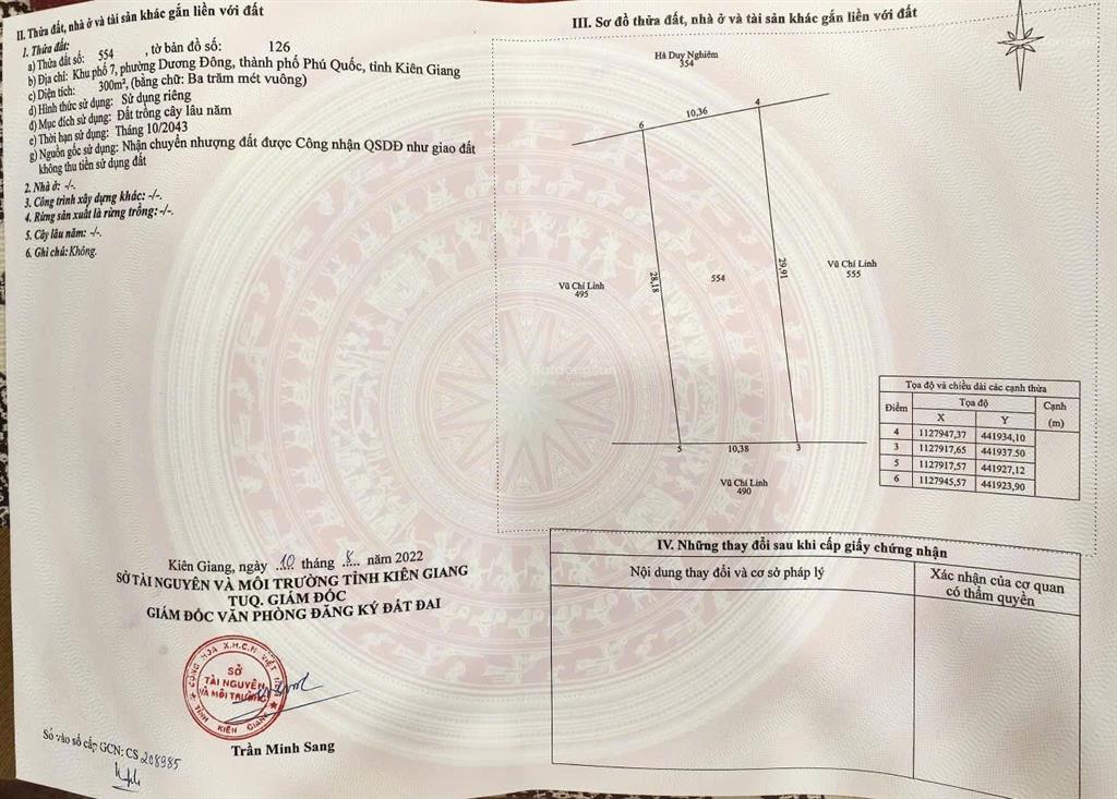 Bán 300m2 hẻm trần hưng đạo đường 7m mt 10.4m xây ks/villa view biển