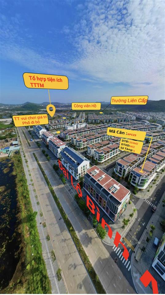 Bán nhanh cắt lỗ sâu căn góc meyhomes phú quốc 203m2, 5 tầng, xây dựng 400m2
